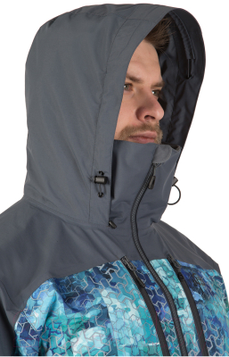 Куртка для охоты и рыбалки FHM Gale / 000002-0018-XL (голубой/серый)