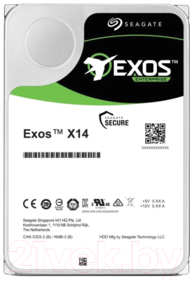 Жесткий диск Seagate Exos X14 12TB (ST12000NM0008)