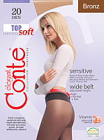 Колготки Conte Elegant Top Soft 20 (р.2, bronz) - 