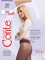 Колготки Conte Elegant Top Soft 20 (р.2, natural) - 