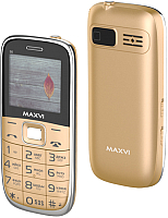 Мобильный телефон Maxvi B6 (золото) - 