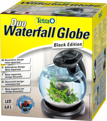 Аквариумный набор Tetra Duo Waterf Globe LED / 710503/279827 (черный)