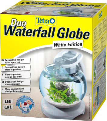 Аквариумный набор Tetra Duo Waterf Globe LED / 710505/279957 (белый)