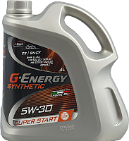Моторное масло G-Energy Synthetic Super Start 5W30 / 253142400 (4л) - 