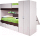Двухъярусная кровать Мебель-КМК Бамбино 3-1 0527 (дуб атлант/дуб кентерберри) - 