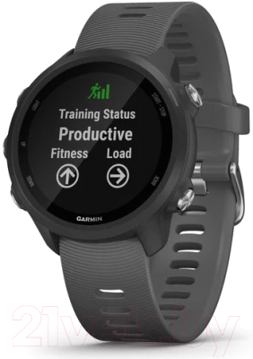 Умные часы Garmin Forerunner 245 / 010-02120-10 (черный/стальной)