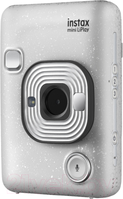 Фотоаппарат с мгновенной печатью Fujifilm Instax Mini LiPlay (Stone White)
