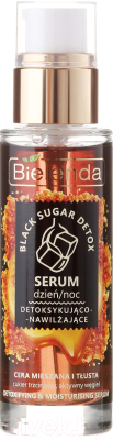 Сыворотка для лица Bielenda Black Sugar Detox детоксифицирующая и увлажняющая (30мл)
