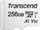 Карта памяти Transcend microSDXC 256GB UHS-I U3 V30 A1 + SD адаптер (TS256GUSD300S-A) - 