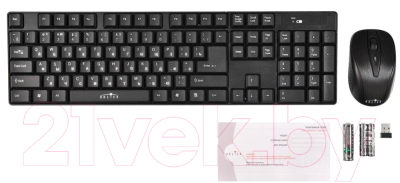Клавиатура+мышь Oklick 210M