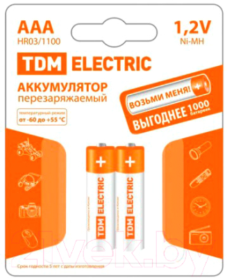 Комплект аккумуляторов TDM SQ1702-0076