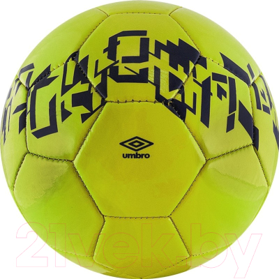 Футбольный мяч Umbro Veloce Supporter Ball / 20905U-FYQ (размер 4, темно-серый/лайм)