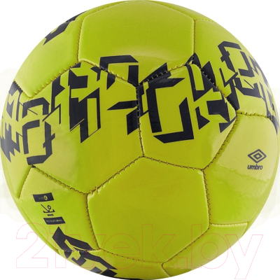 Футбольный мяч Umbro Veloce Supporter Ball / 20905U-FYQ (размер 4, темно-серый/лайм)