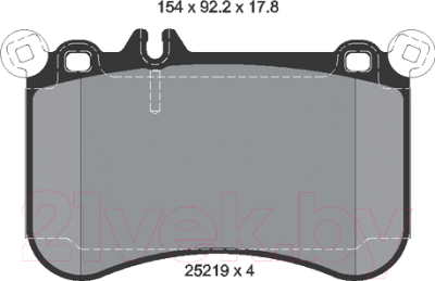 

Тормозные колодки Textar, 2521901