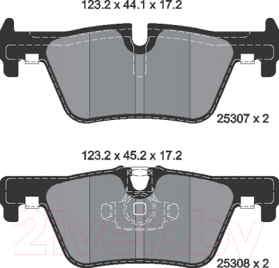 Тормозные колодки Textar 2530701