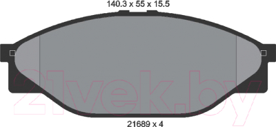 

Тормозные колодки Textar, 2168901