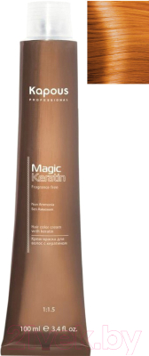 

Крем-краска для волос Kapous, Блонд;золотистый, Magic Keratin Non Ammonia 9.43