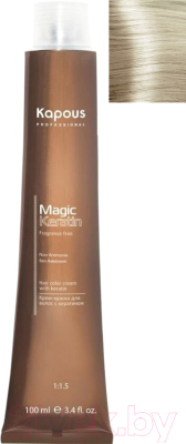 

Крем-краска для волос Kapous, Блонд, Magic Keratin Non Ammonia 908
