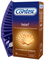 Презервативы Contex Relief №12 - 