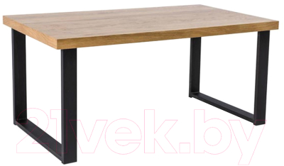 Обеденный стол Signal Umberto 120x80 (дуб/черный)