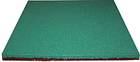 Резиновая плитка Ecoslab 500x500x16 (зеленый) - 