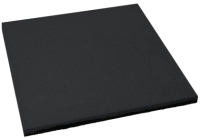 Резиновая плитка Ecoslab 500x500x16 (черный) - 