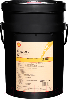 Индустриальное масло Shell Air Tool Oil S2 A32 (20л)