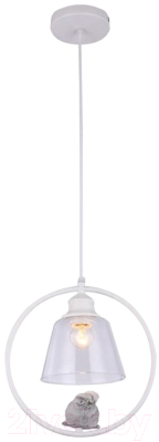 Потолочный светильник J-light Selina 1188/1P (белый/серебристый/прозрачный)