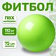 Фитбол гладкий Sundays Fitness IR97402-75 (зеленый) - 