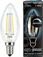 

Лампа, Filament Candle E14 5W 4100K / 103801205-D