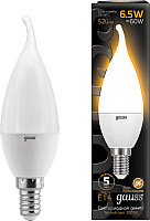 Лампа Gauss Свеча на ветру 6.5W 520lm 3000K E14 / 104101107 -