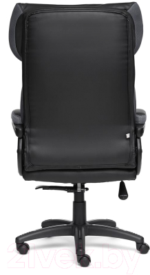 Кресло офисное Tetchair Duke кожзам (черный/серый)