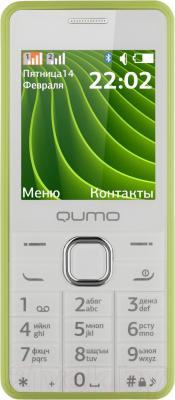 Мобильный телефон Qumo Push 242 Dual (зеленый) - общий вид