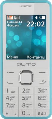 Мобильный телефон Qumo Push 242 Dual  (синий) - общий вид