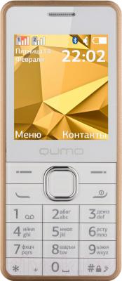 Мобильный телефон Qumo Push 242 Dual (бронза) - общий вид