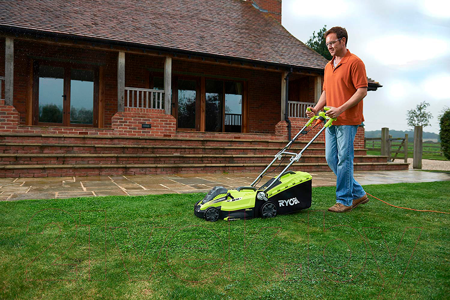 Газонокосилка электрическая Ryobi RLM15E36H (5133002345) — фото 9