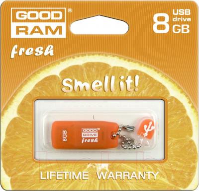 Usb flash накопитель Goodram Fresh Orange 8GB (PD8GH2GRFOR9) - общий вид