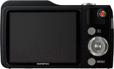Компактный фотоаппарат Olympus VG-170 (черный) - вид сзади