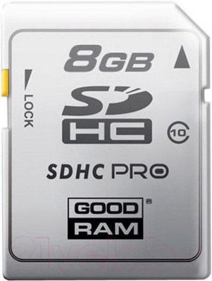 Карта памяти Goodram SDHC (Class 10) 8GB (SDC8GHC10PGRR9) - общий вид