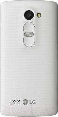 Смартфон LG Y50 Dual Leon / H324 (белый) - вид сзади
