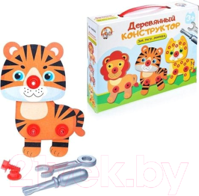 Игрушка-конструктор Десятое королевство Лев, тигр и леопард / 02858