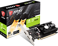 

Видеокарта MSI, GT 1030 2GD4 LP OC