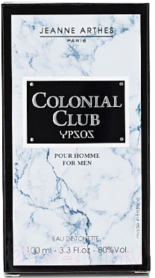 Туалетная вода Jeanne Arthes Colonial Club Ypsos for Men (100мл)
