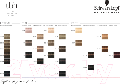 Крем-краска для волос Schwarzkopf Professional TBH Natural 9-06N (60мл)