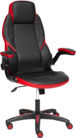 Кресло геймерское Tetchair Bazuka кожзам (черный/красный) - 