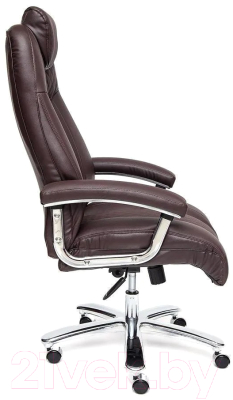 Кресло офисное Tetchair Trust кожзам (коричневый)