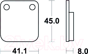 

Тормозные колодки TRW, MCB510