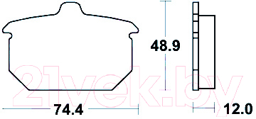

Тормозные колодки TRW, MCB527