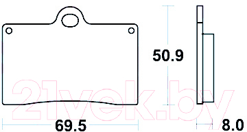 Тормозные колодки TRW MCB540