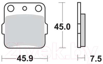 

Тормозные колодки TRW, MCB561EC
